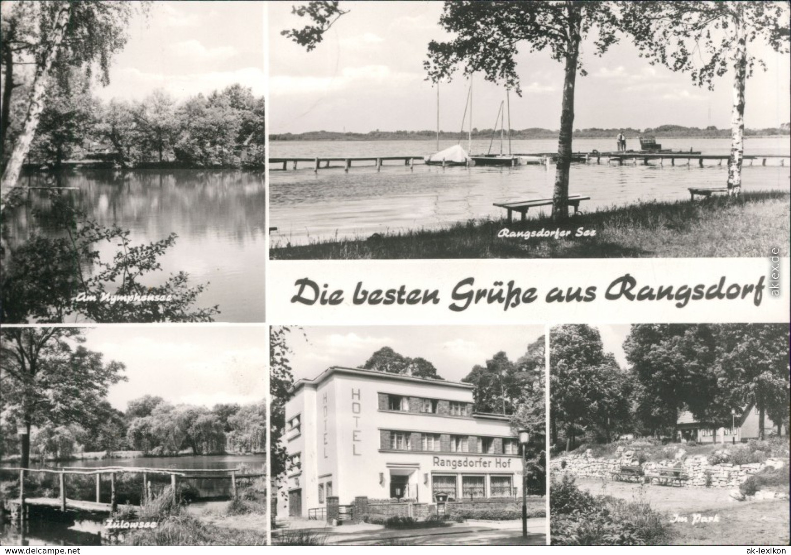 Rangsdorf Am Nymphensee, Rangsdorfer See, Zülowsee, Im Park 1983 - Rangsdorf