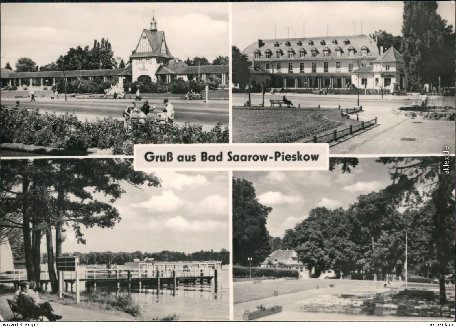 Ansichtskarte Pieskow-Bad Saarow Stadtteilansichten 1971 - Bad Saarow