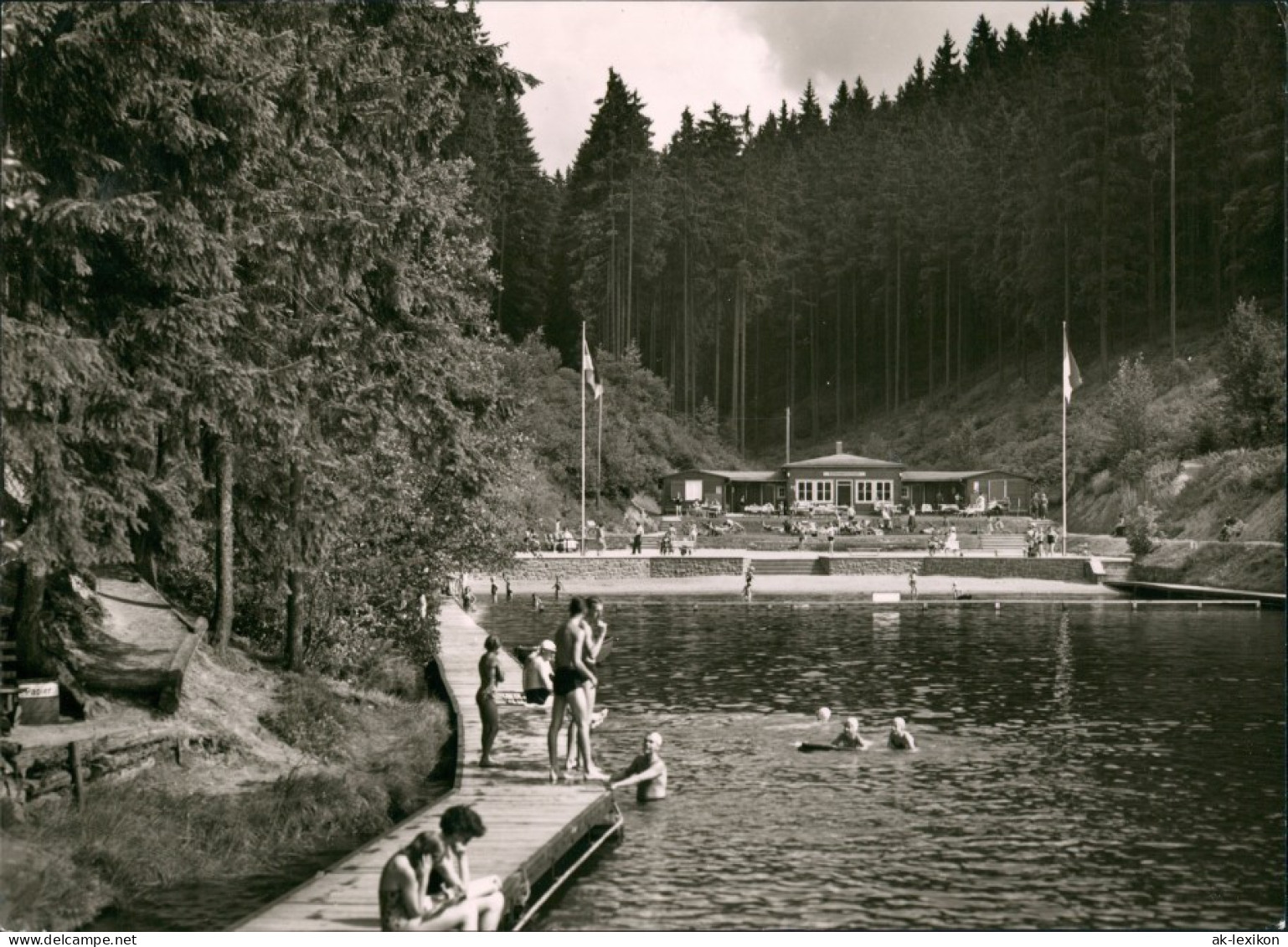 Ansichtskarte Altenau-Clausthal-Zellerfeld Im Waldbad 1960 - Altenau