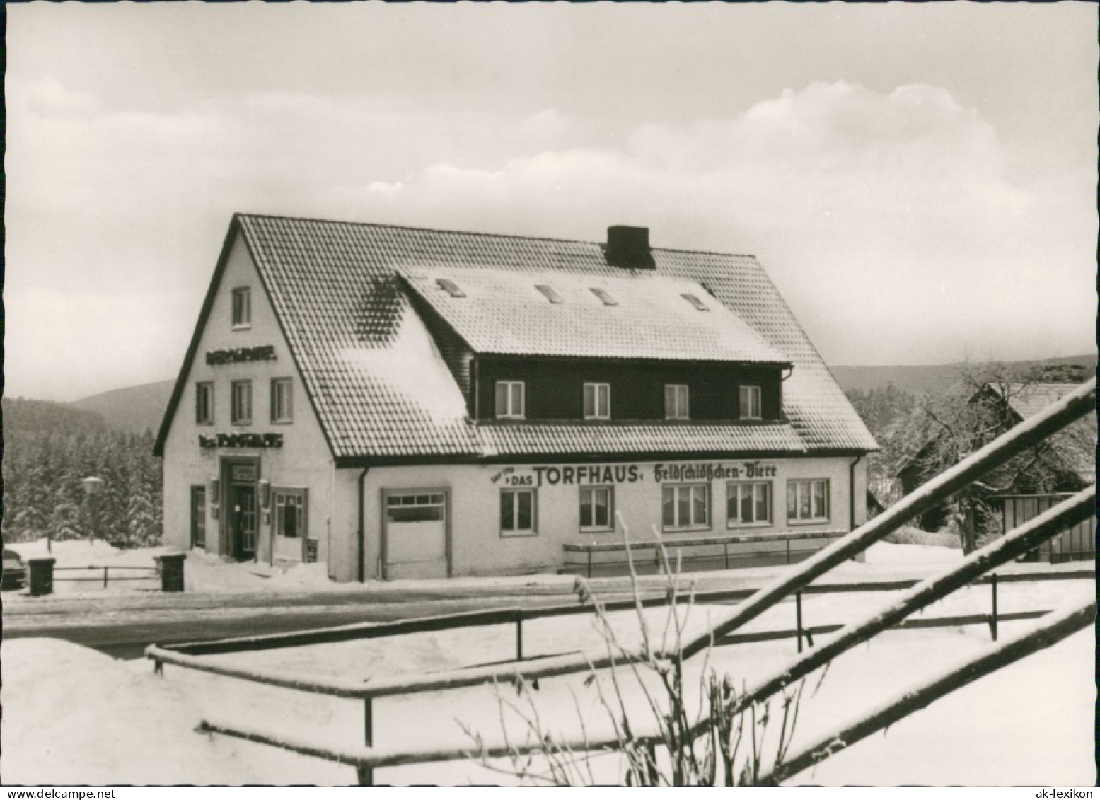 Ansichtskarte Torfhaus (Harz)-Altenau Hotel „Das Torfhaus" 1963 - Altenau