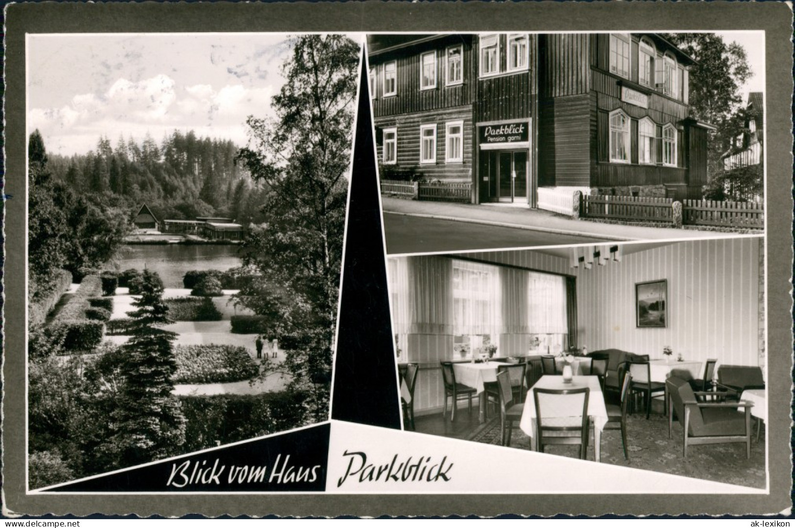 Ansichtskarte Braunlage Gasthaus Parkblick MB 1964 - Braunlage