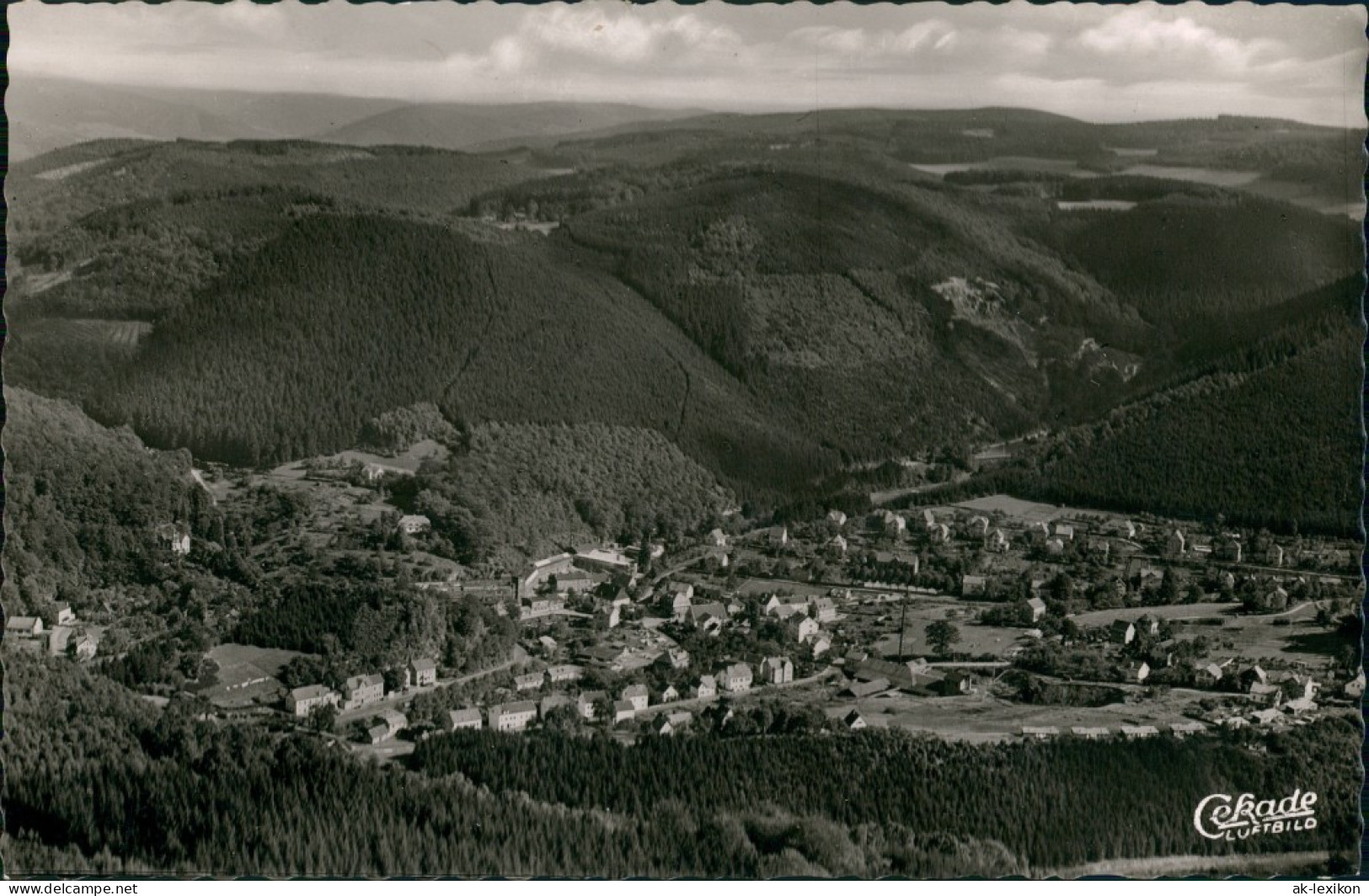 Ansichtskarte Werdohl Kleinhammer - Luftbild 1956 - Werdohl