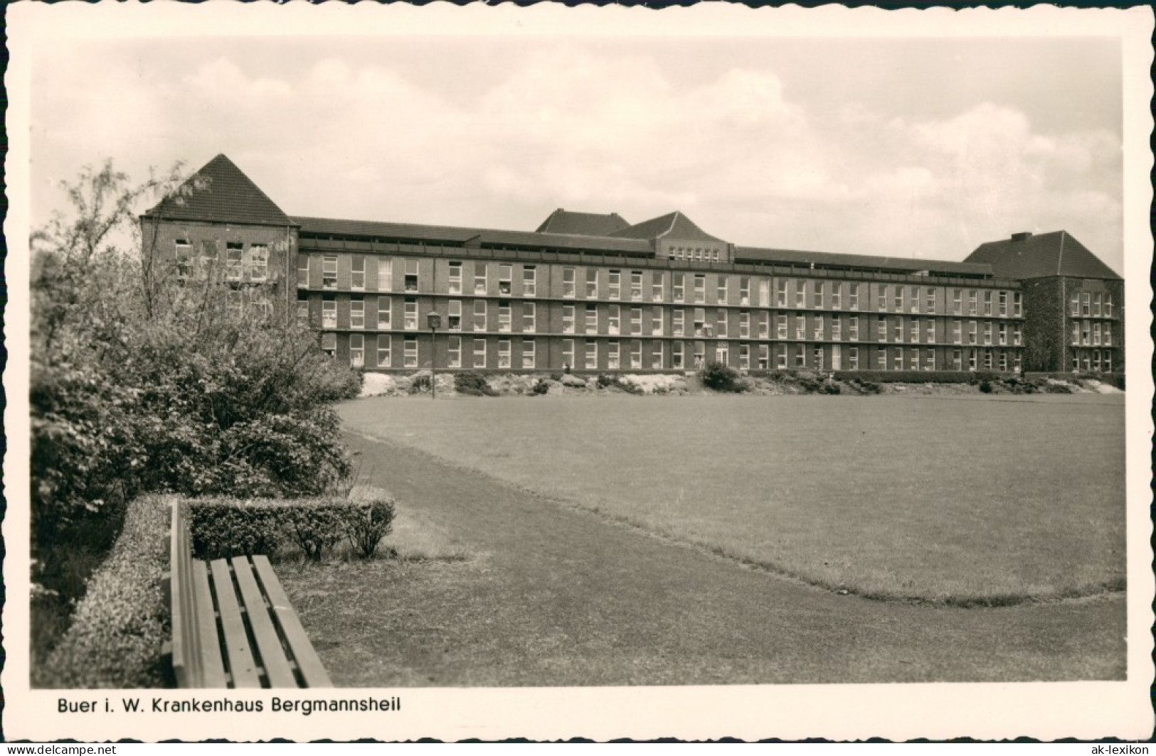 Ansichtskarte Buer-Gelsenkirchen Krankenhaus Bergmannsheil 1919 - Gelsenkirchen