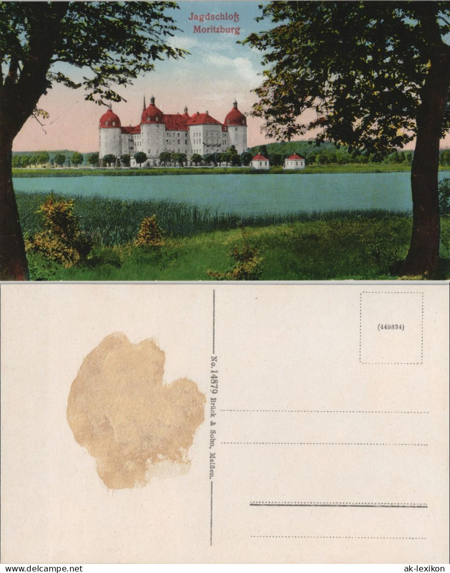 Ansichtskarte Moritzburg Kgl. Jagdschloss 1914 - Moritzburg