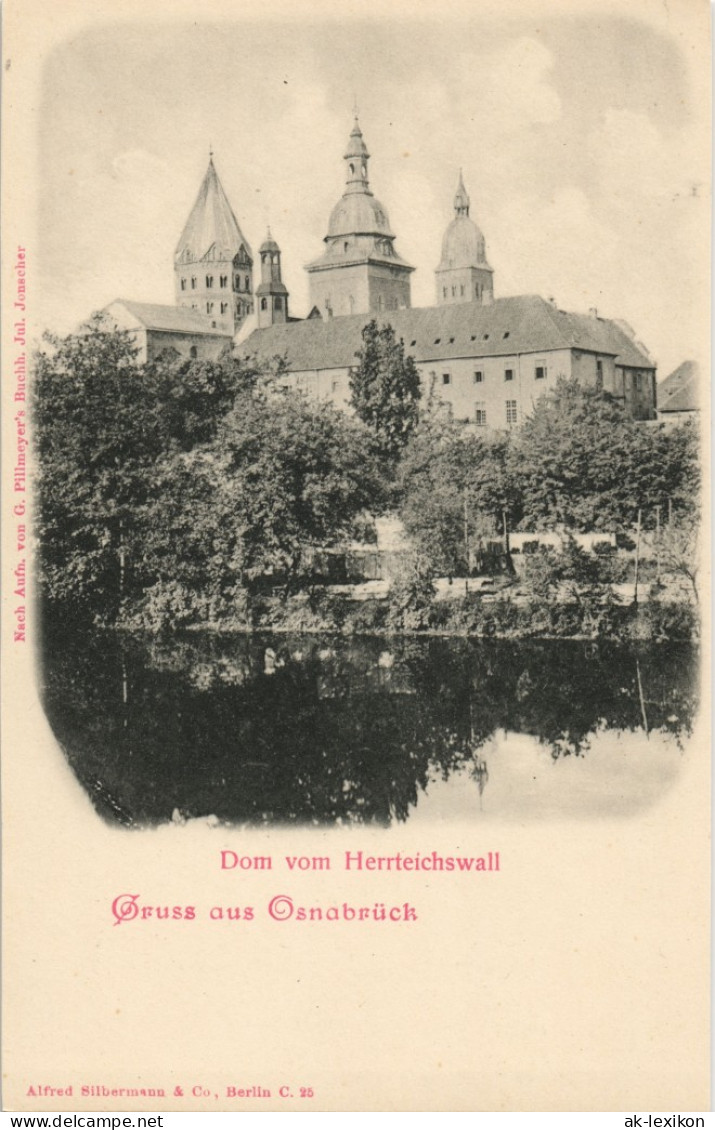 Ansichtskarte Osnabrück Herrenteichswall Und Dom 1907 - Osnabrück