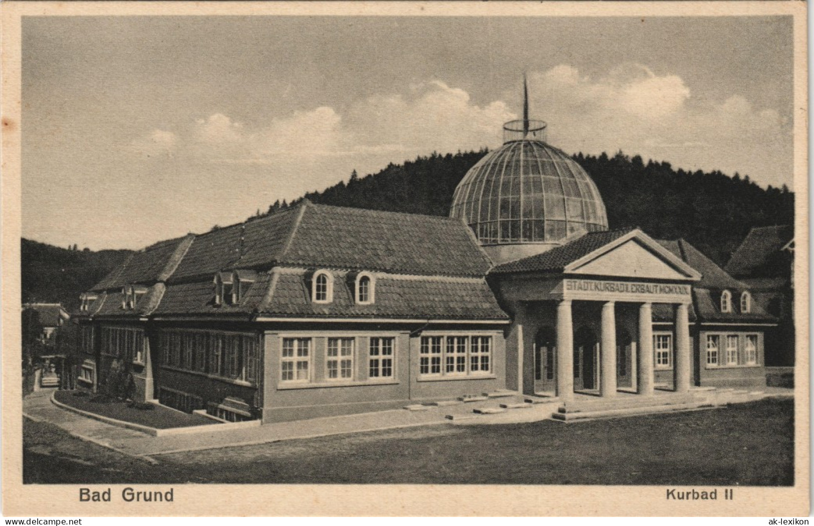 Ansichtskarte Bad Grund (Harz) Partie Kurbad II Kurhaus Hochmoorbad Harz 1920 - Bad Grund