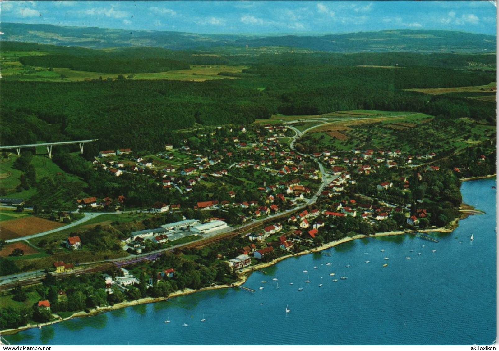 Ansichtskarte Nußdorf Maurach-Überlingen Luftbild 1982 - Überlingen