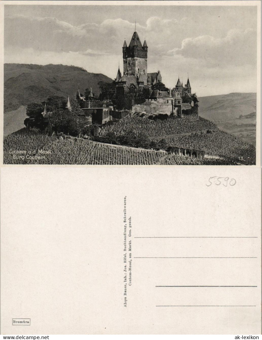 Ansichtskarte Cochem Kochem Reichsburg Cochem, Weinberge 1933 - Cochem