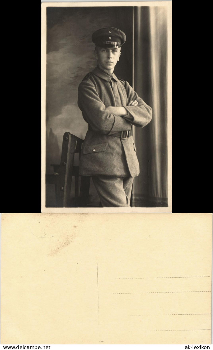 Militär/Propaganda 1.WK (Erster Weltkrieg) Soldat Porträt 1913 Privatfoto - War 1914-18