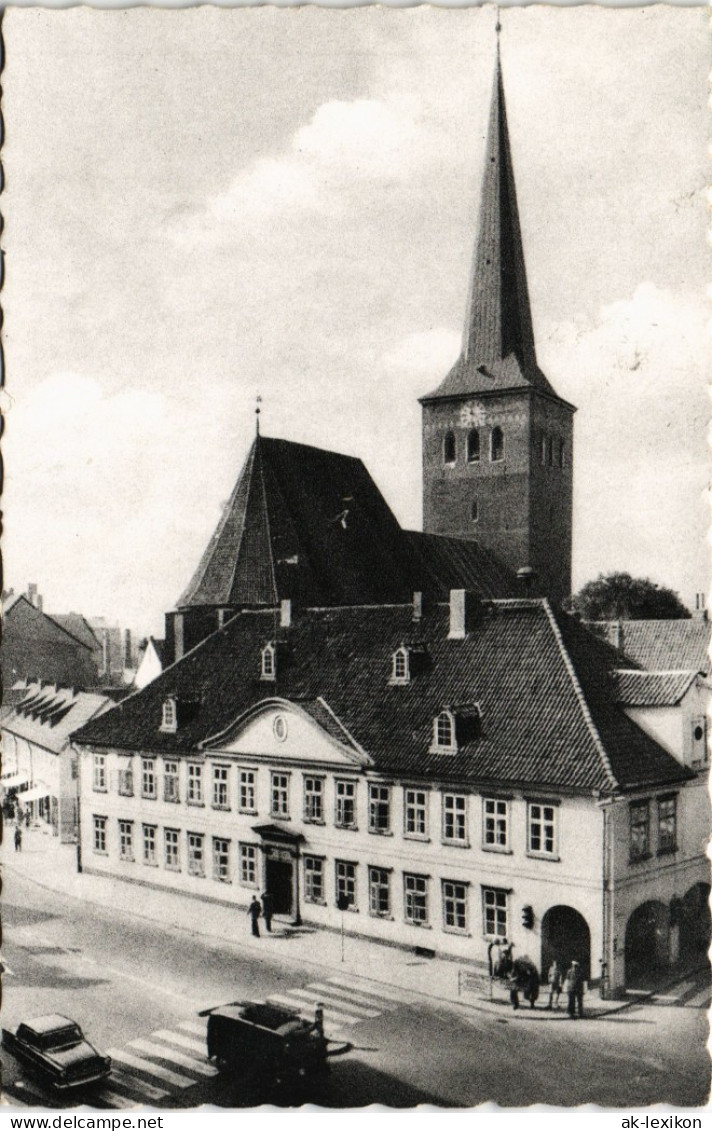 Ansichtskarte Uelzen Rathaus Und Kirche 1960 - Uelzen