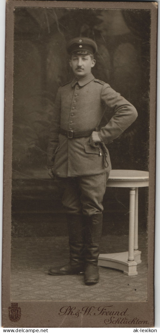 Militär/Propaganda 1.WK (Erster Weltkrieg) Soldat W. Freund,Schlüchtern 1914 - War 1914-18