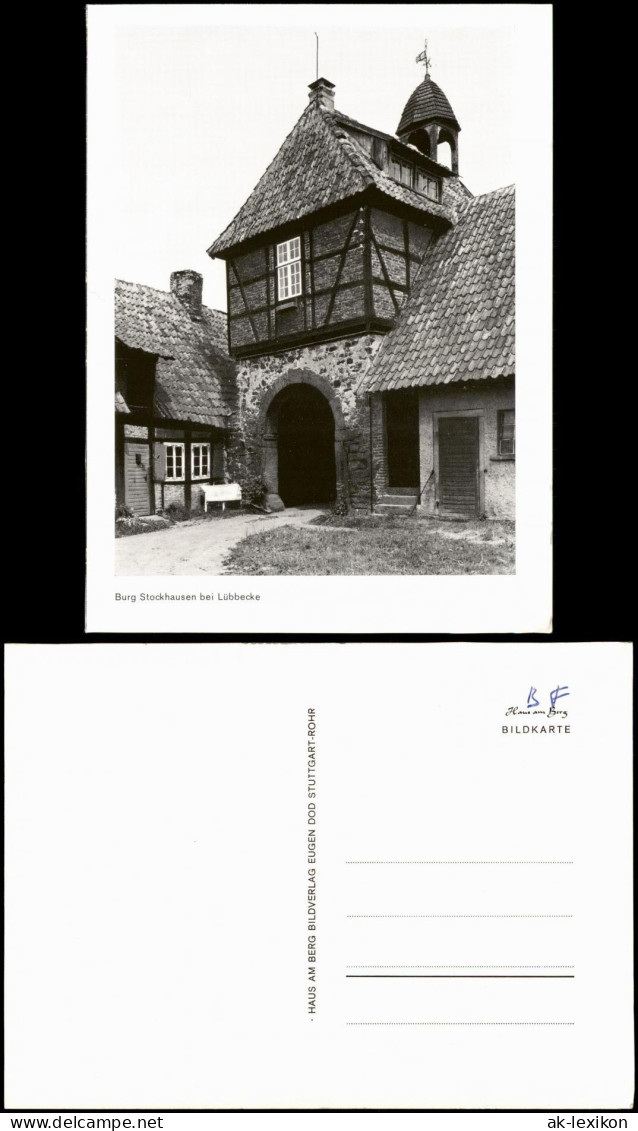 Ansichtskarte Lübbecke (Westfalen) Burg Stockhausen - Eingang 1961 - Lübbecke
