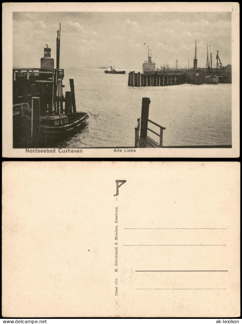 Ansichtskarte Cuxhaven Alte Liebe - Dampfer 1926 - Cuxhaven
