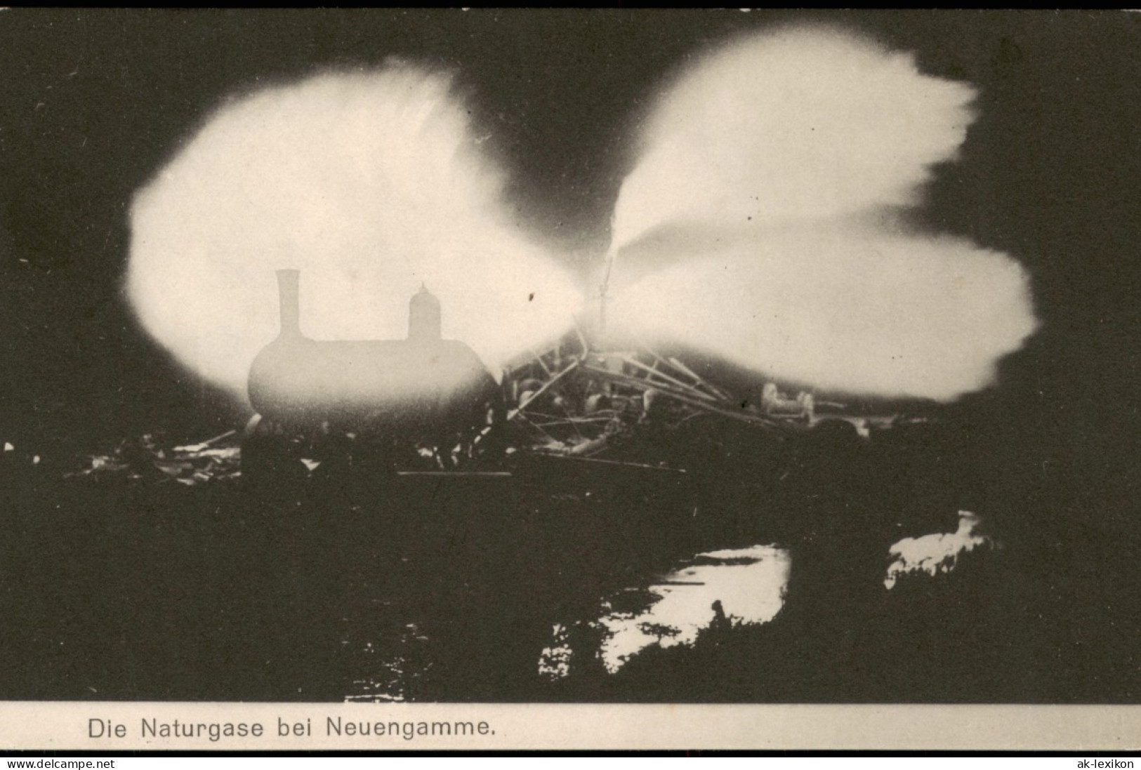Ansichtskarte Neuengamme-Hamburg Die Naturgase Bei Neuengamme. 1922 - Bergedorf