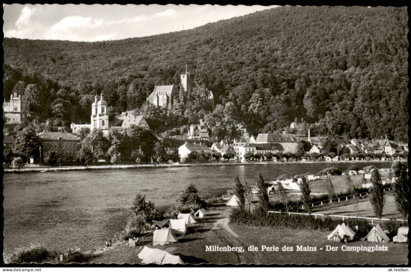 Ansichtskarte Miltenberg (Main) Stadt, Campingplatz 1959 - Miltenberg A. Main