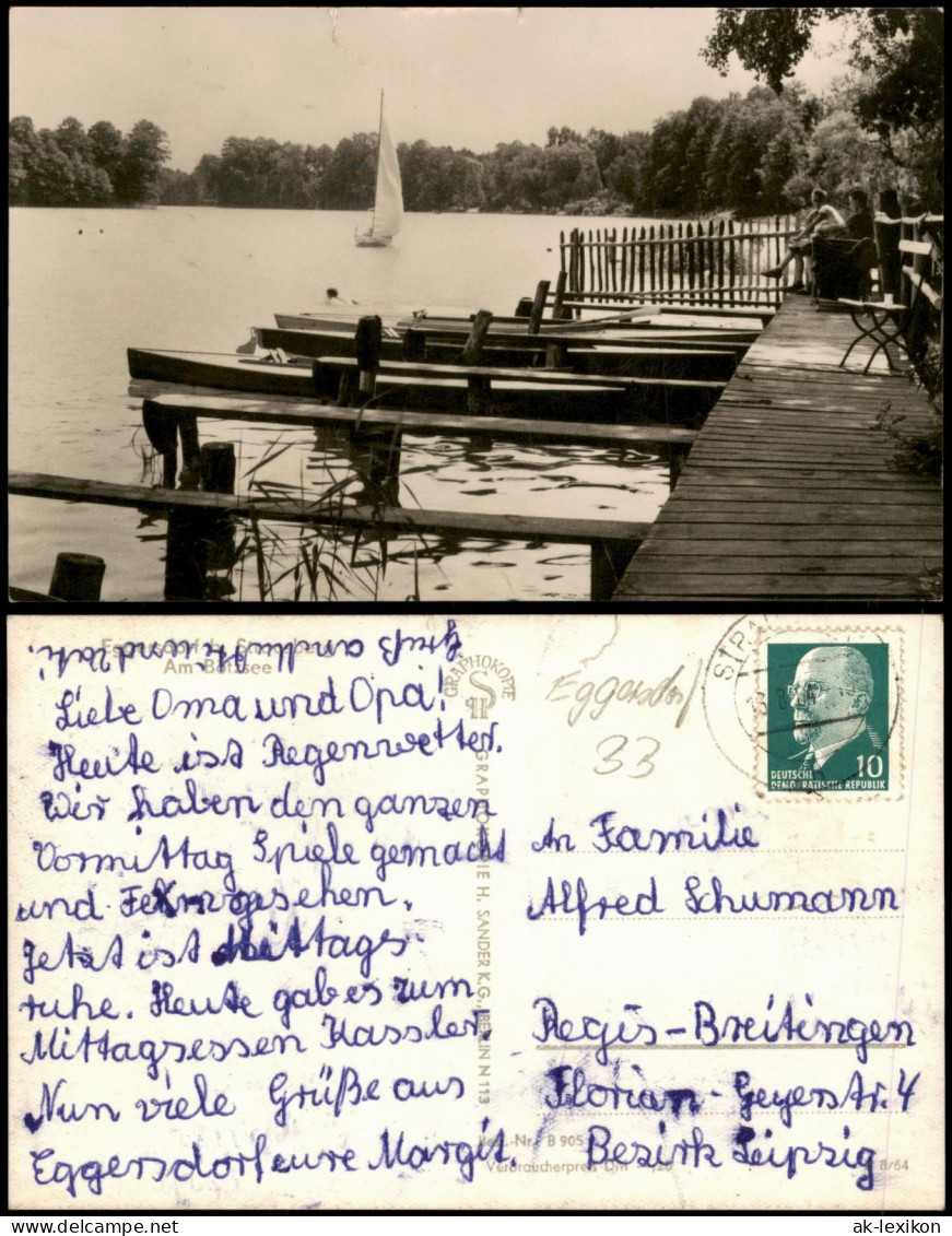 Ansichtskarte Petershagen-Eggersdorf Am Bätzsee - Bootsanleger 1960/1964 - Petershagen (Eggersdorf)