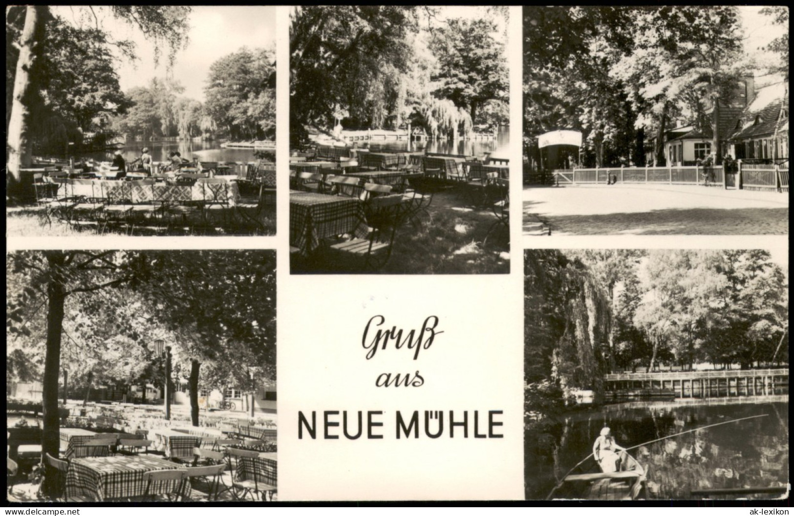 Ansichtskarte Neue Mühle-Königs Wusterhausen Neue Mühle, Mehrbild 1957 - Königs-Wusterhausen