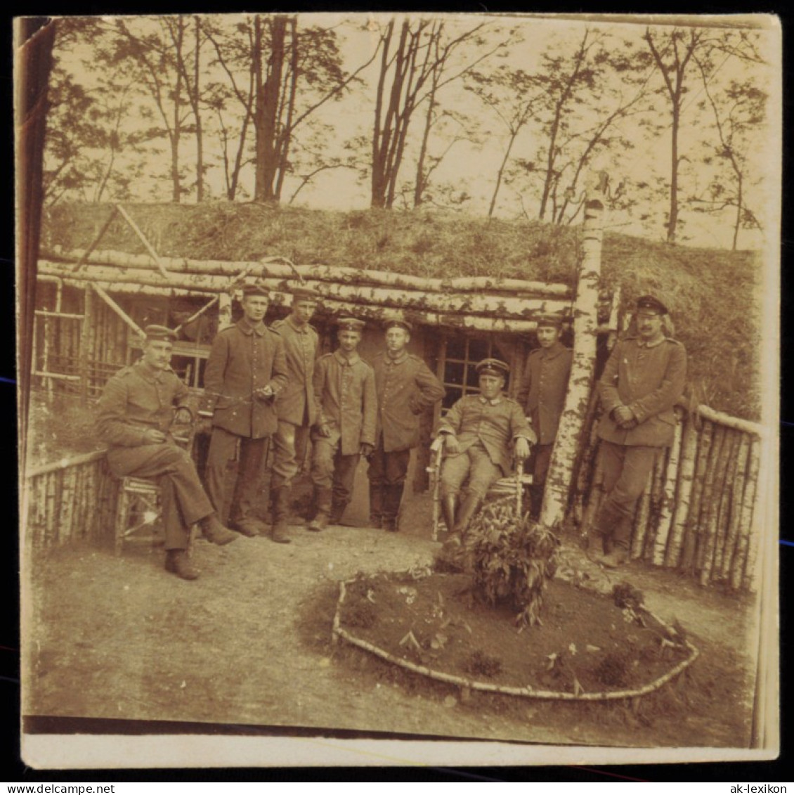 Foto  Beobachtungs-Unterstand Fort WK1 Militaria 1917 Privatfoto Foto - War 1914-18