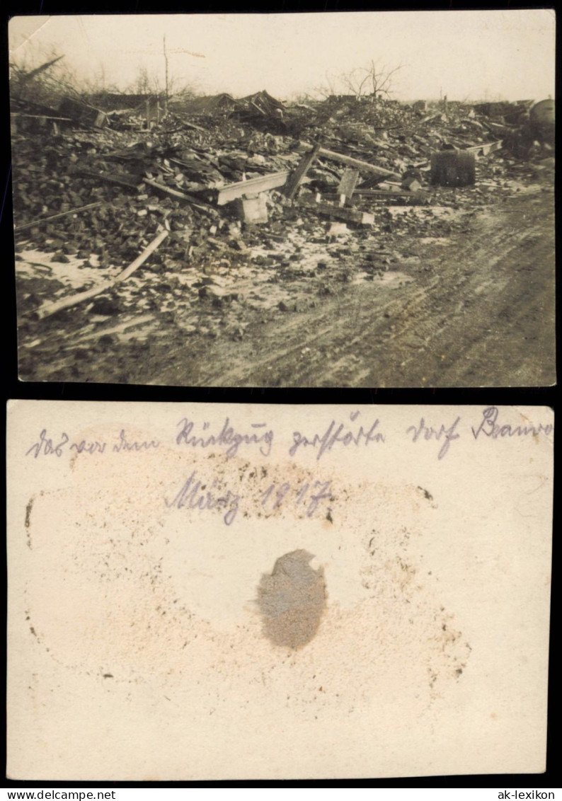 Militär/Propaganda 1.WK (Erster Weltkrieg) - Straße 1916 Privatfoto Foto - Guerre 1914-18