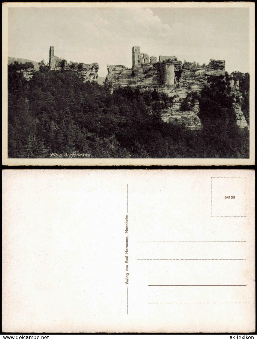 Ansichtskarte Dahn Burg Grafendahn 1932 - Dahn