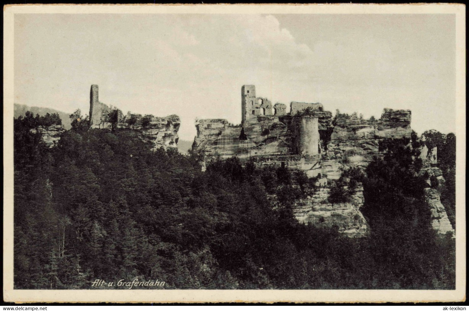 Ansichtskarte Dahn Burg Grafendahn 1932 - Dahn