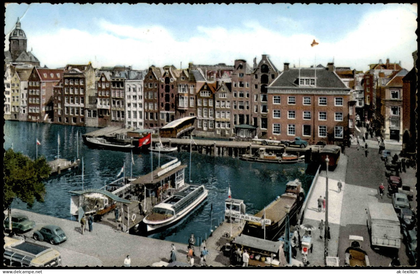 Postkaart Amsterdam Amsterdam Schiff - Damrak 1969 - Amsterdam
