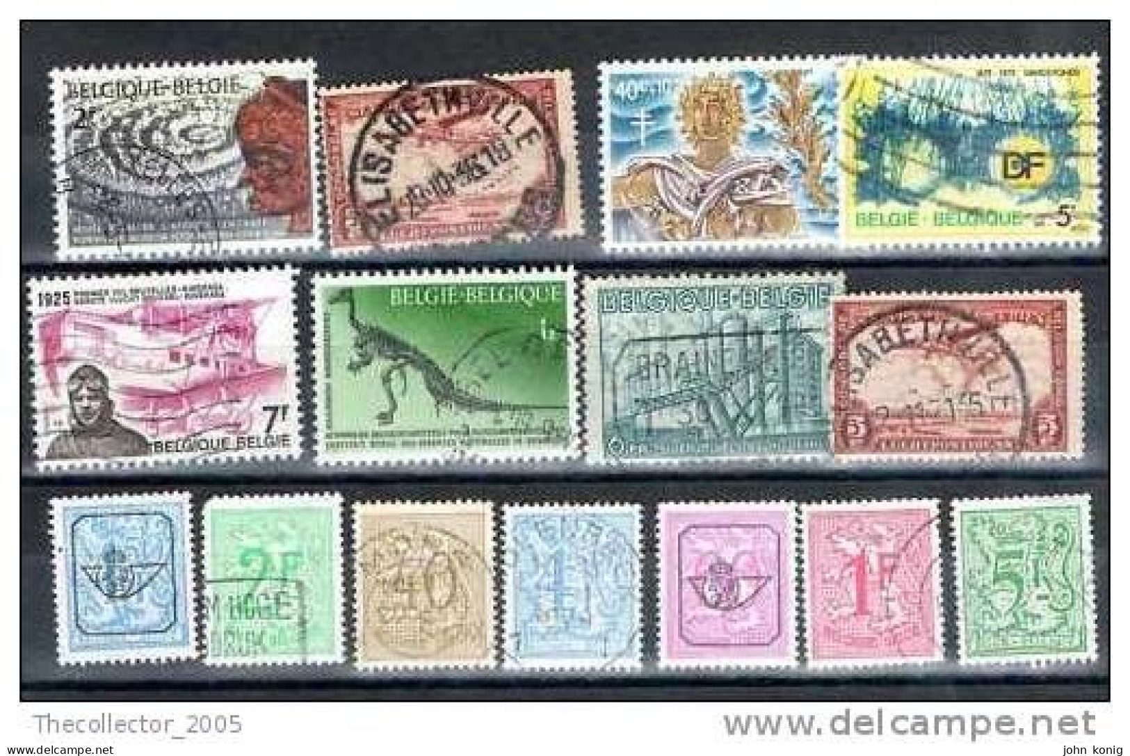 Belgio - Belgique - Belgium - Stamps Lot - Used-Gestempeld - Collezioni