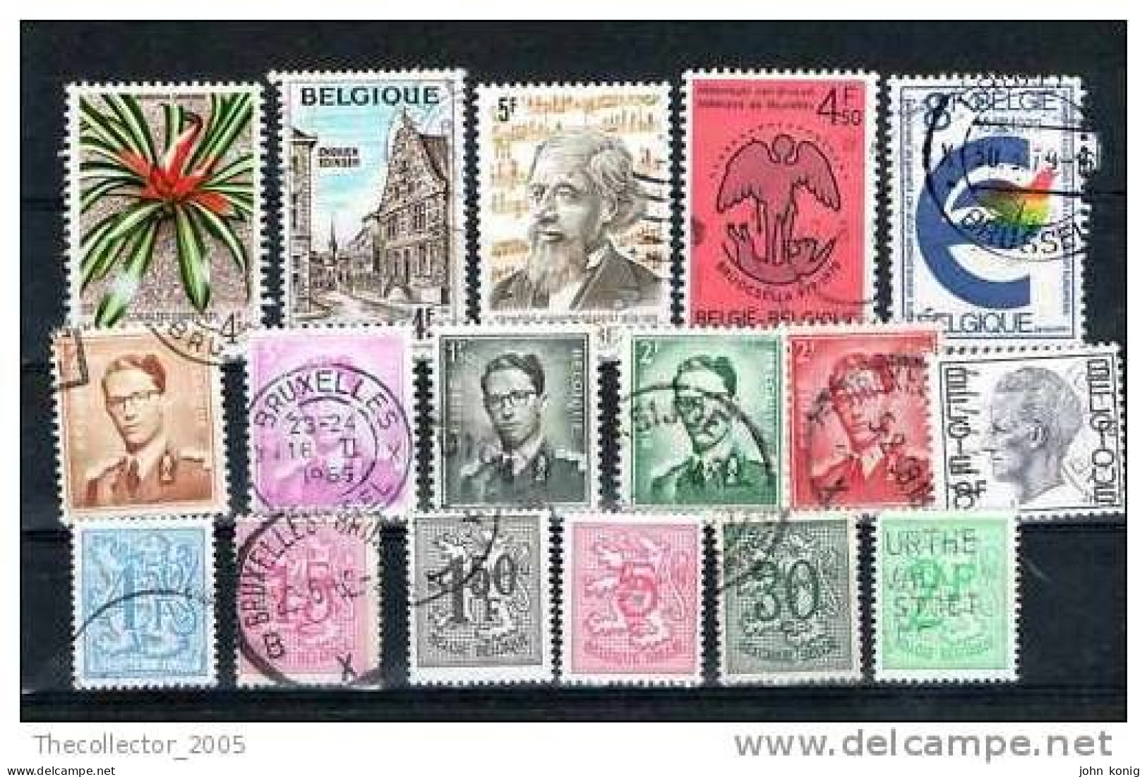 Belgio - Belgique - Belgium - Stamps Lot - Used-Gestempeld - Colecciones