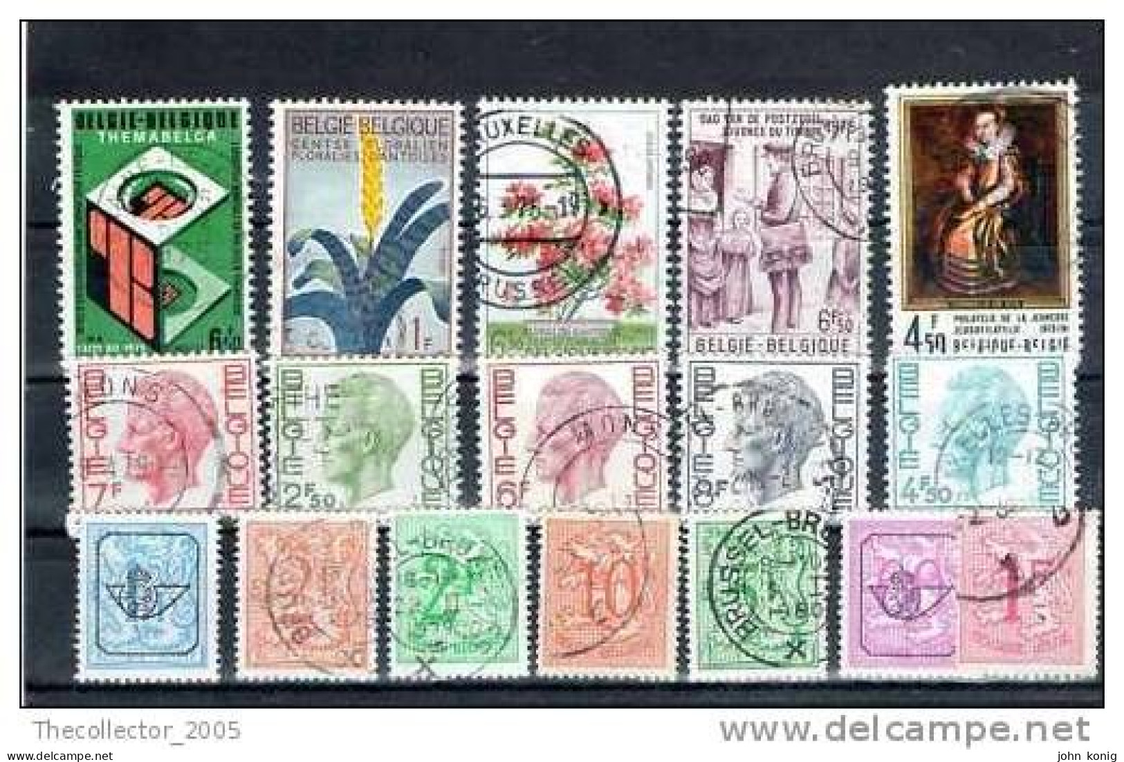 Belgio - Belgique - Belgium - Stamps Lot - Used-Gestempeld - Sammlungen