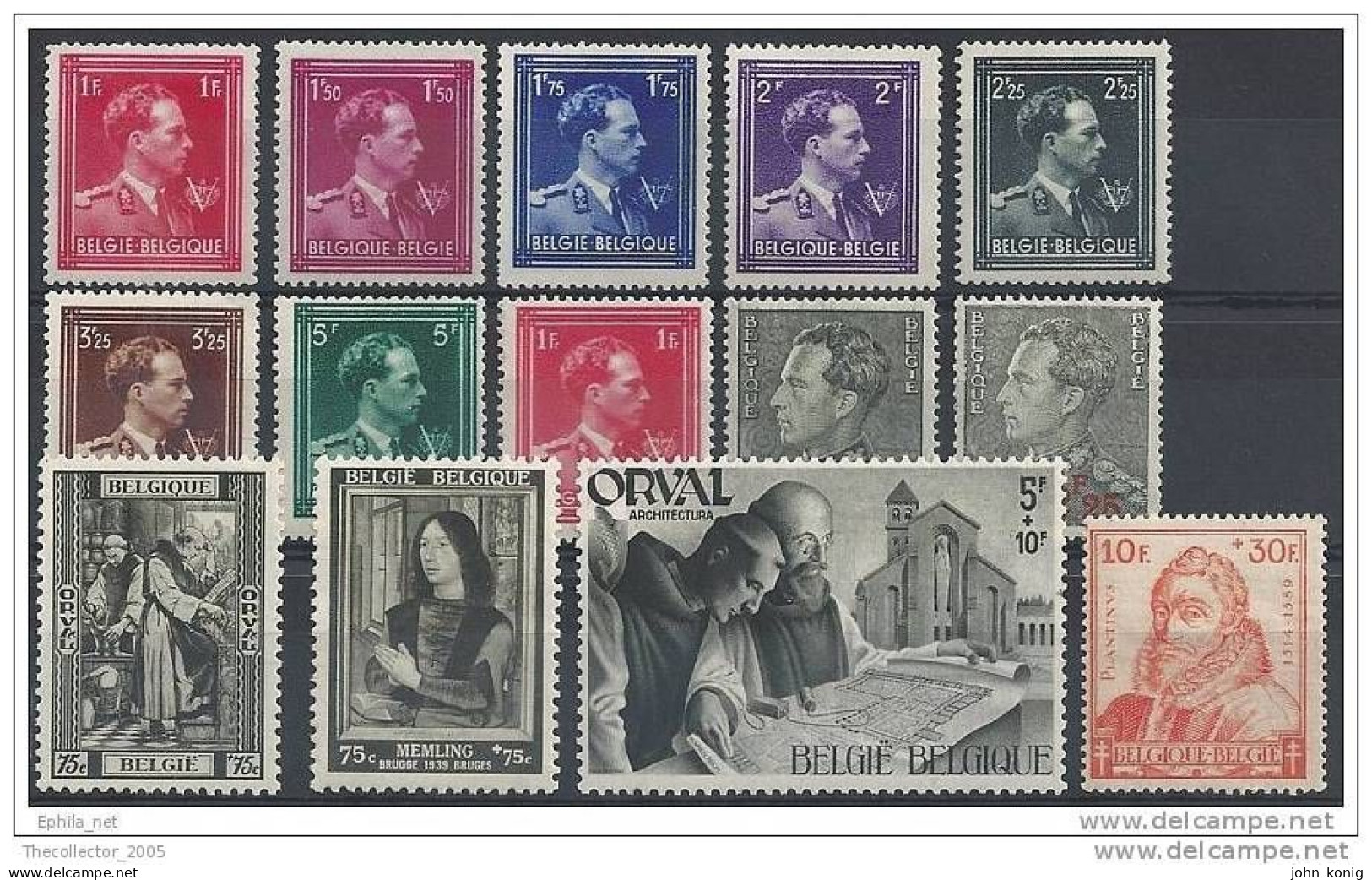 Belgio - Lotto Francobolli Classici - Belgie-Belgique - Old-classic Stamps - Rare Lot - Verzamelingen