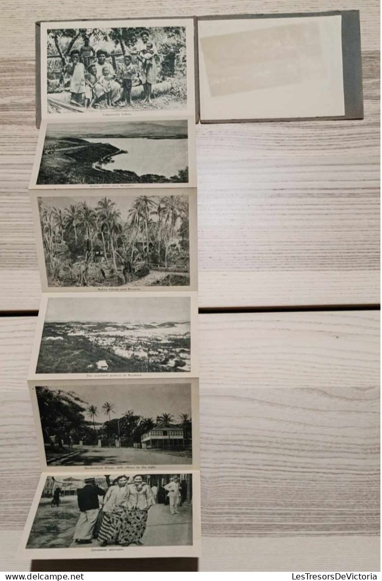 Nouvelle Calédonie - Carnet De 6 Cartes De Vues (resto Verso) Et Une Panoramique De Noumea - Carte Postale Ancienne - New Caledonia