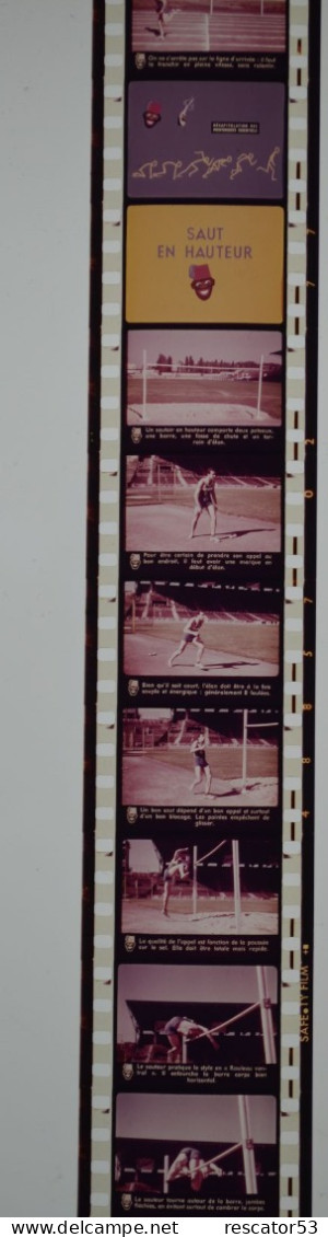 Film Fixe Publicité Banania L'athlétisme Années 50 - 35mm -16mm - 9,5+8+S8mm Film Rolls