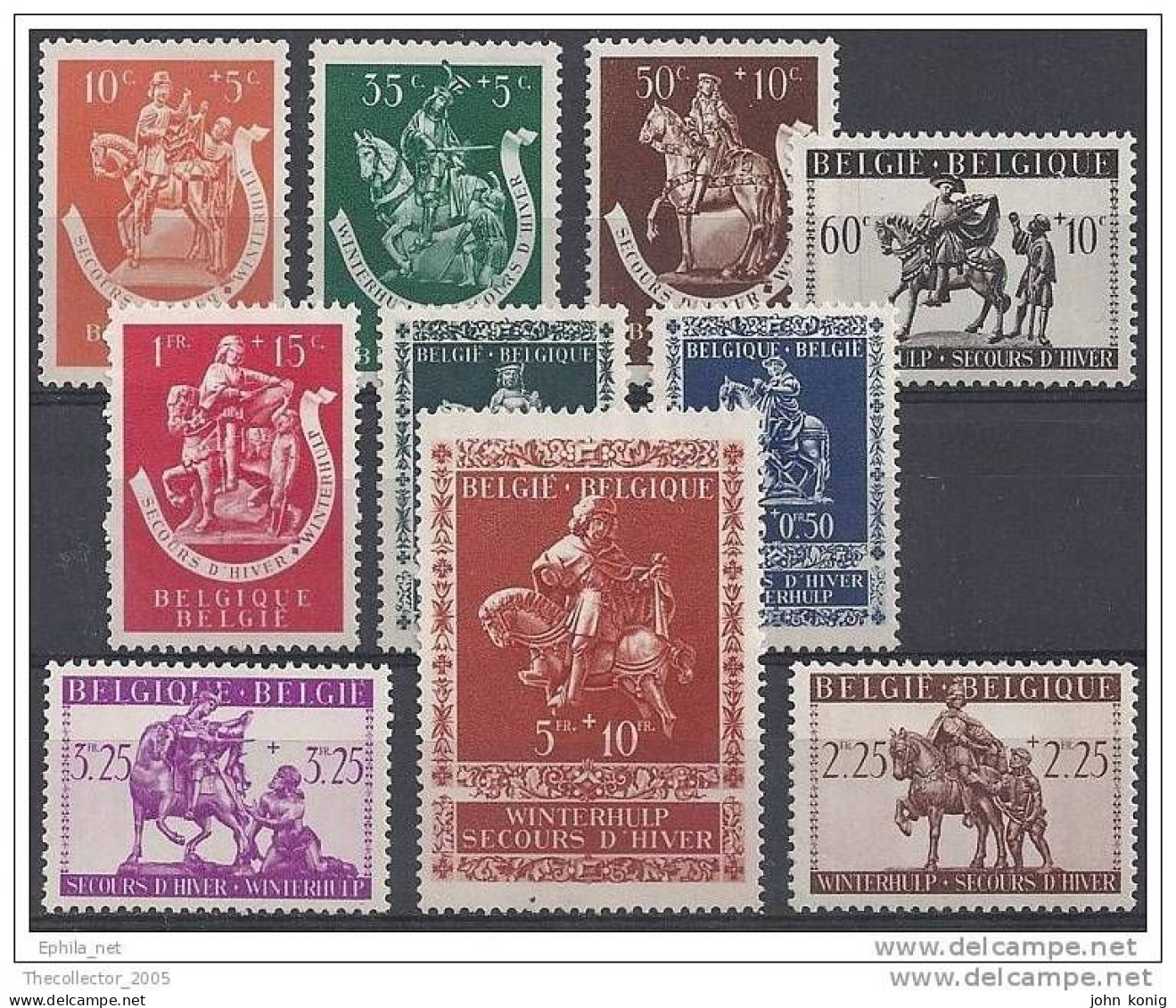Belgio -Belgie-Belgique - Old-classic Stamps - Rare Lot - Sammlungen