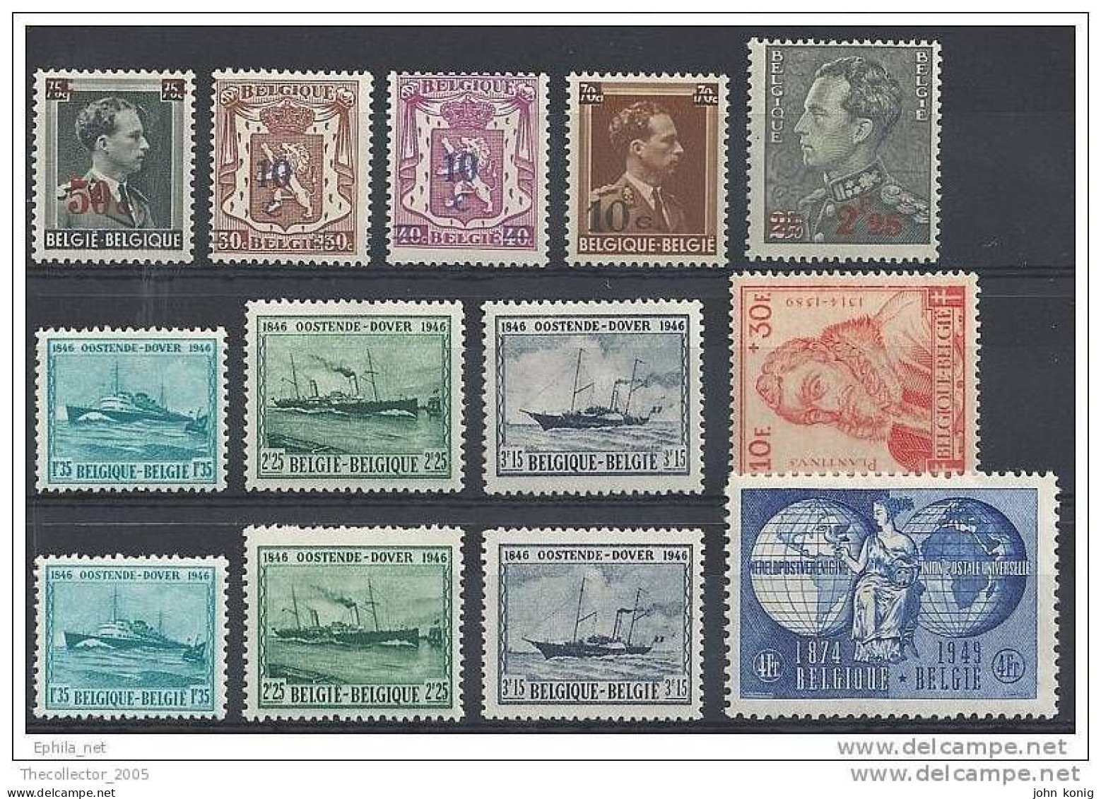 Belgio -Belgie-Belgique - Old-classic Stamps - Rare Lot - Sammlungen