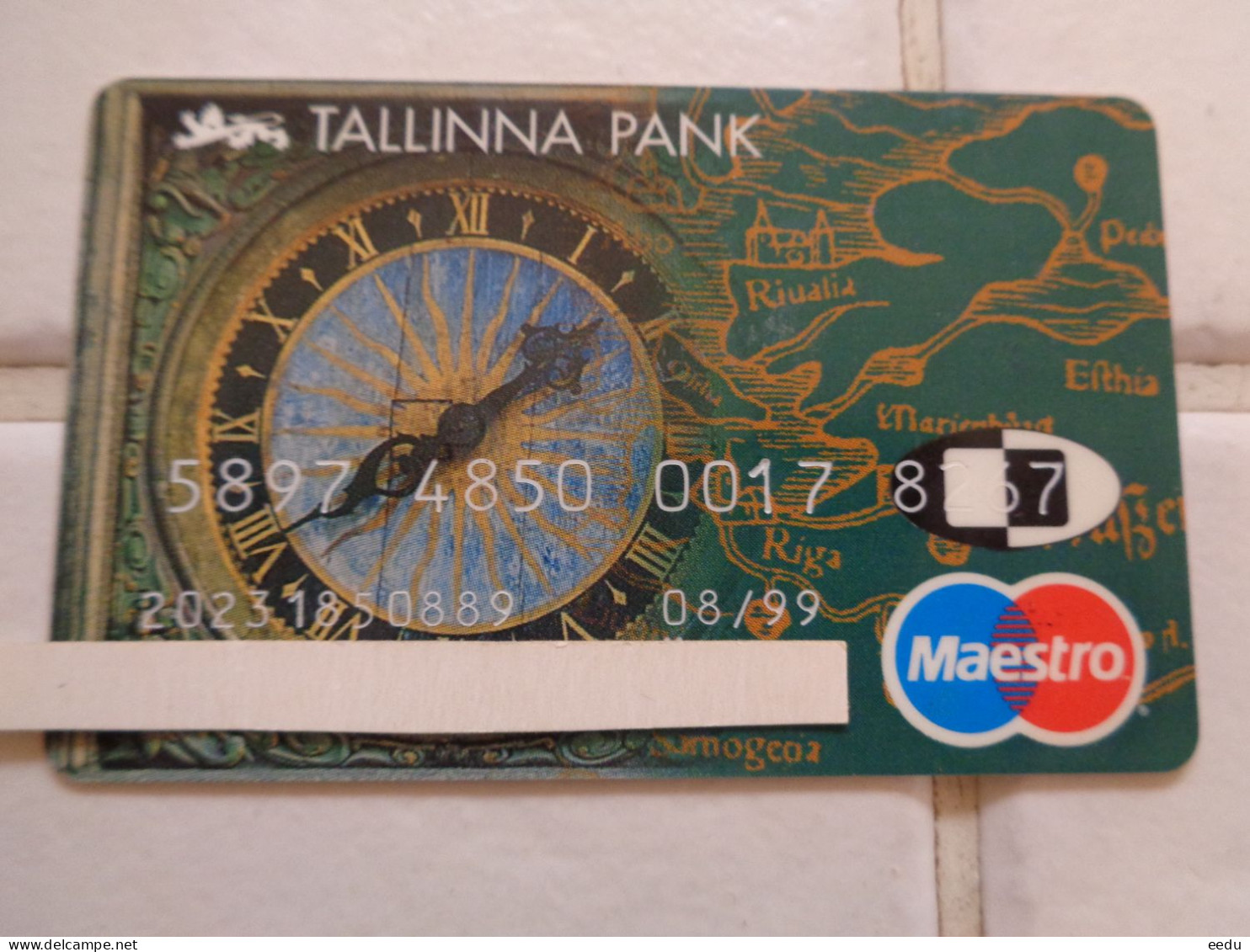 Estonia Bank Card - Geldkarten (Ablauf Min. 10 Jahre)