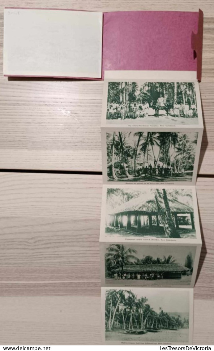 Nouvelle Calédonie - Carnet De 6 Cartes De Vues (resto Verso) Et Une Panoramique De Noumea - Carte Postale Ancienne - Neukaledonien