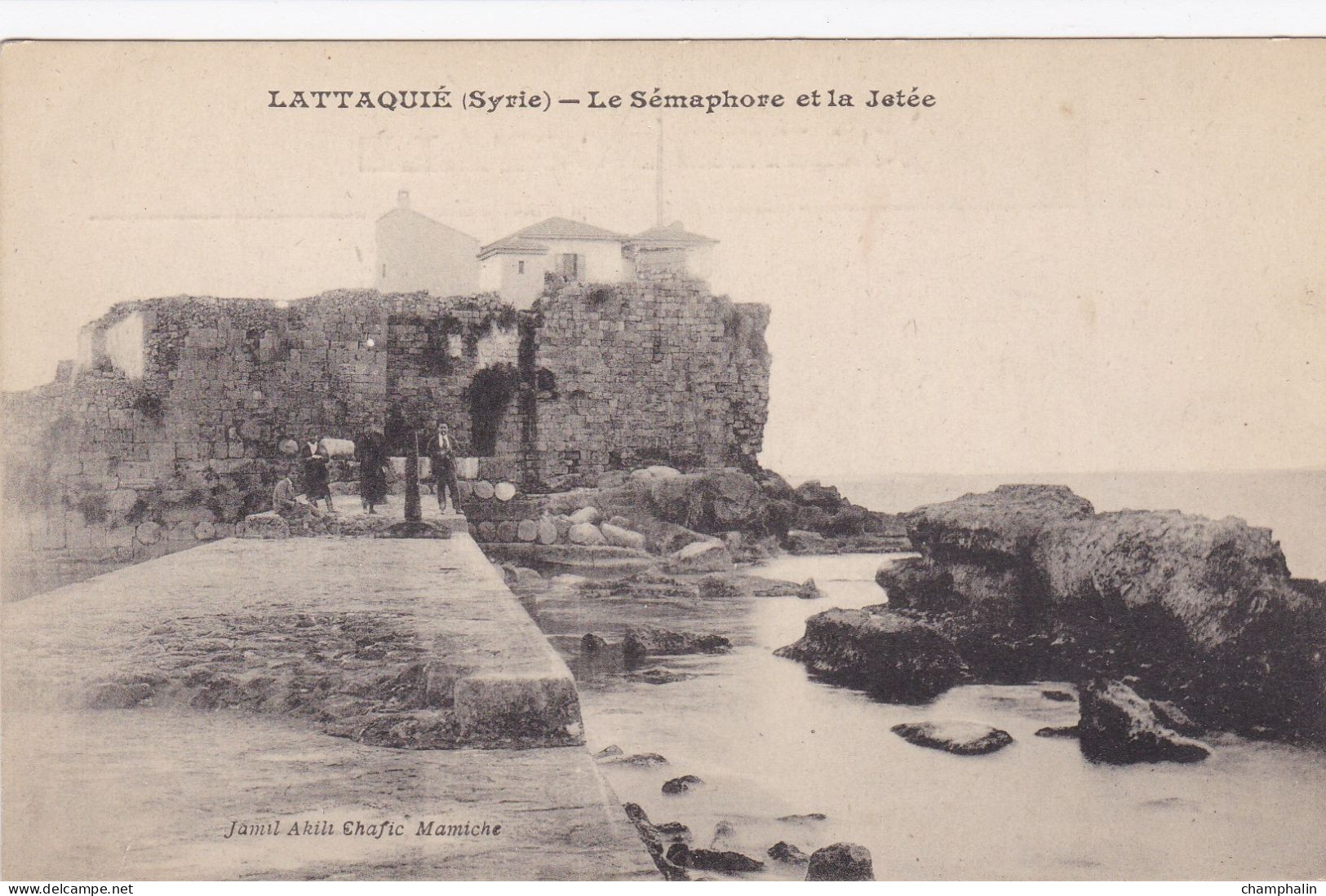 Syrie - Syria - Lattaquié - Le Sémaphore Et La Jetée - Phare Lighthouse Leuchtturm Faro - Syria