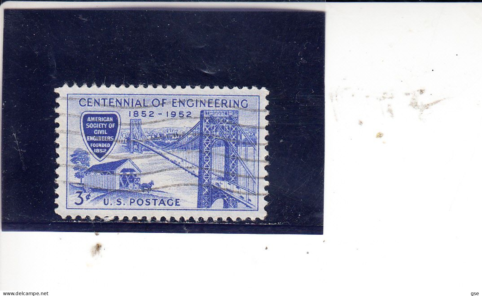 STATI UNITI 1952 - Yvert 563° -  Società Ingeneristica - Used Stamps