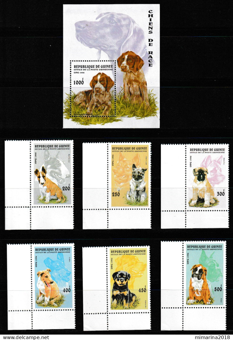 GUINEA  1996  MNH  "DOGS" - Chiens