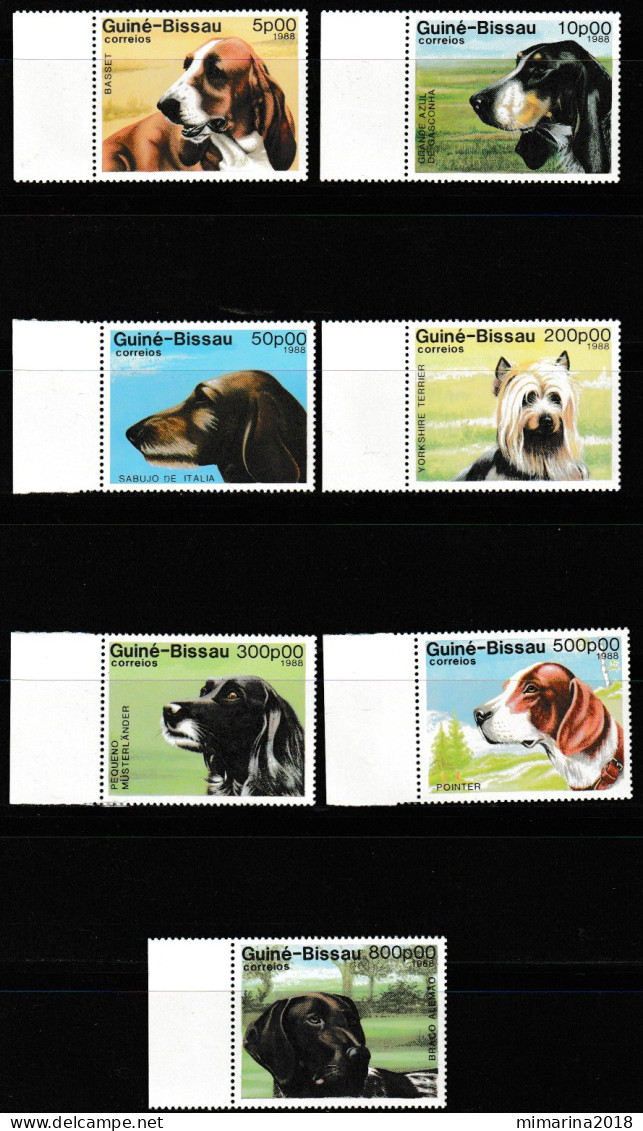 GUINEA BISSAU  1988  MNH  "DOGS" - Dogs