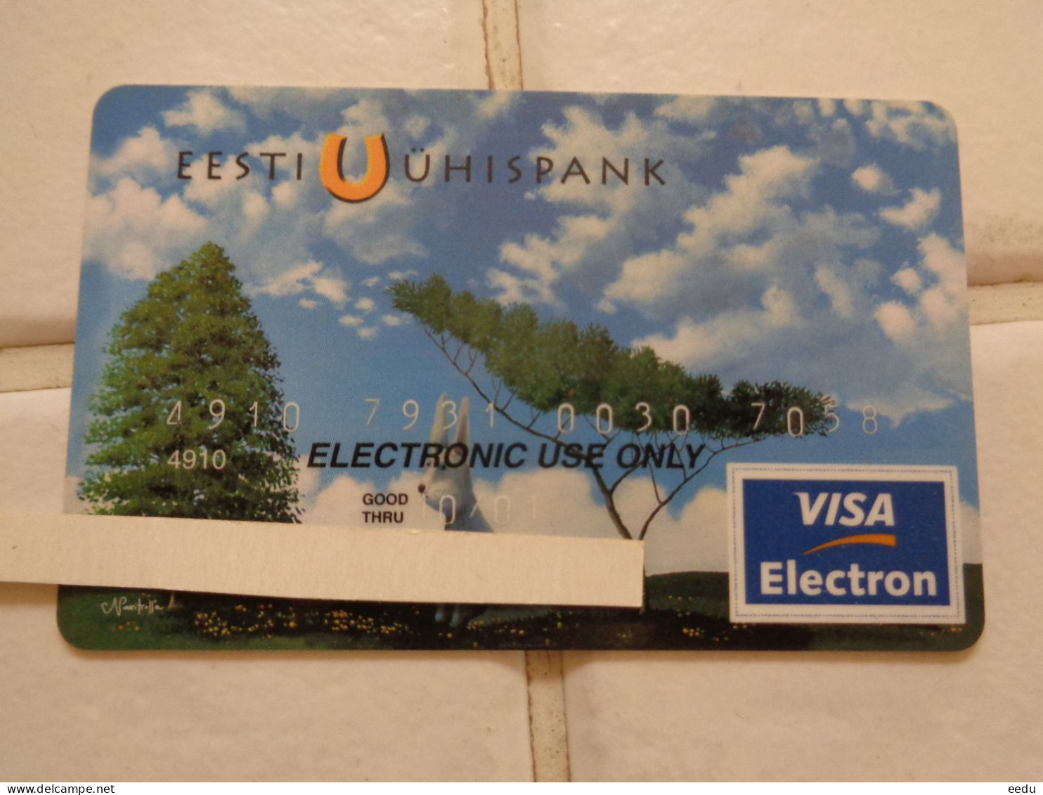 Estonia Bank Card - Geldkarten (Ablauf Min. 10 Jahre)