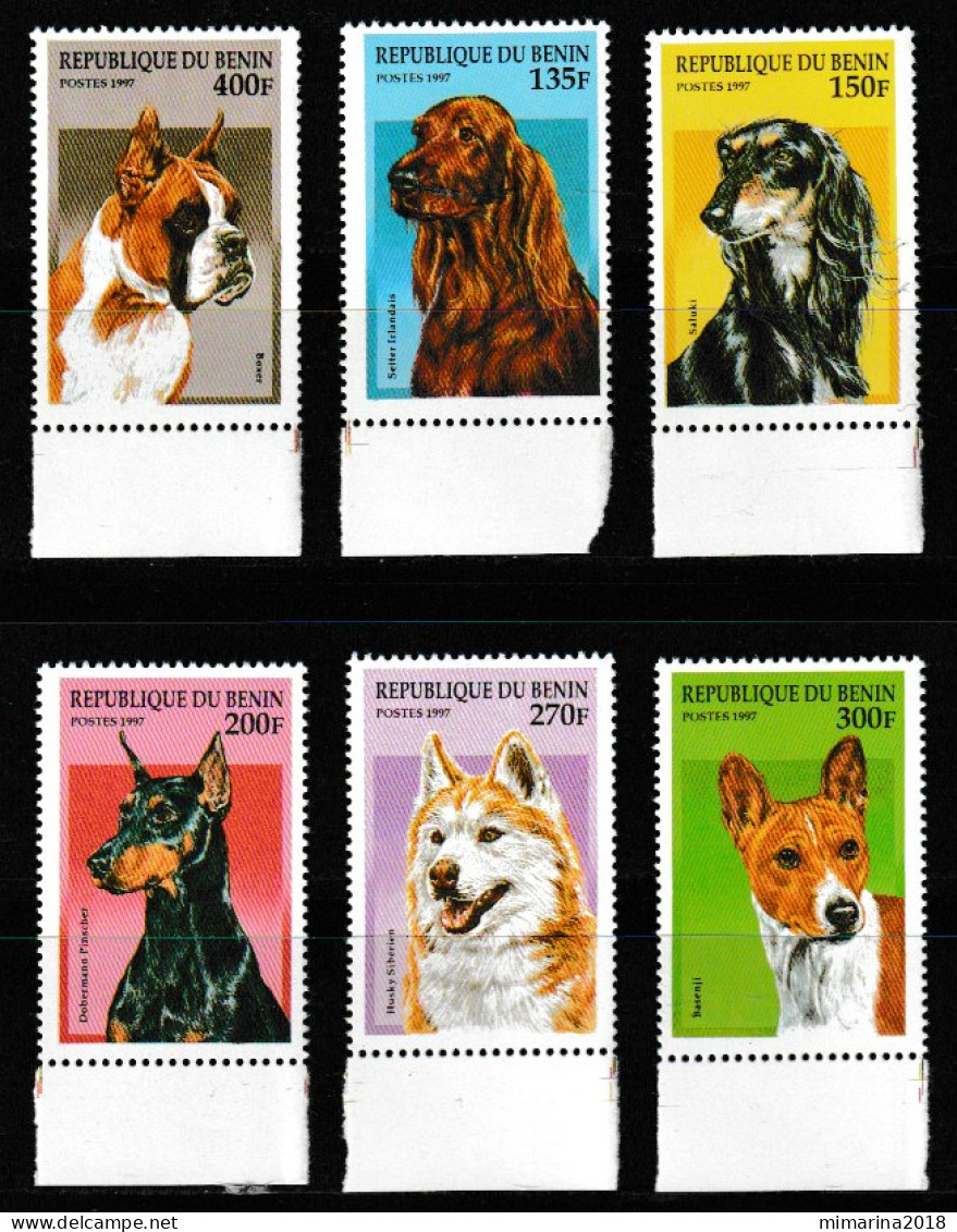 BENIN  1997  MNH  "DOGS" - Dogs