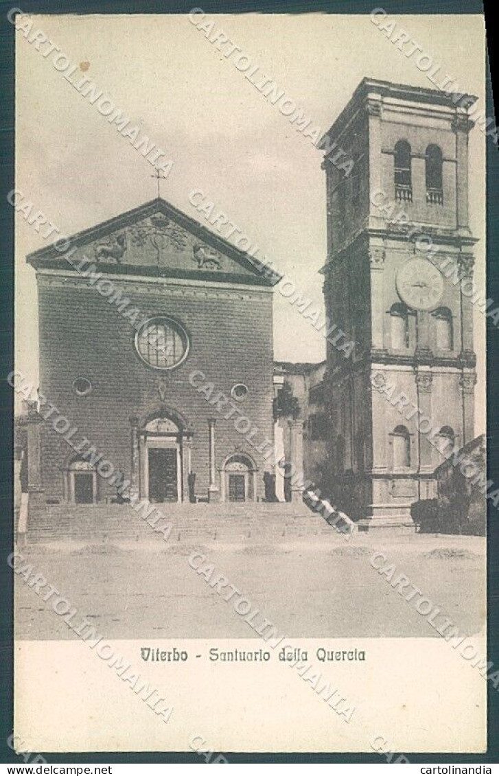 Viterbo Città Santuario Della Quercia Cartolina JK4355 - Viterbo