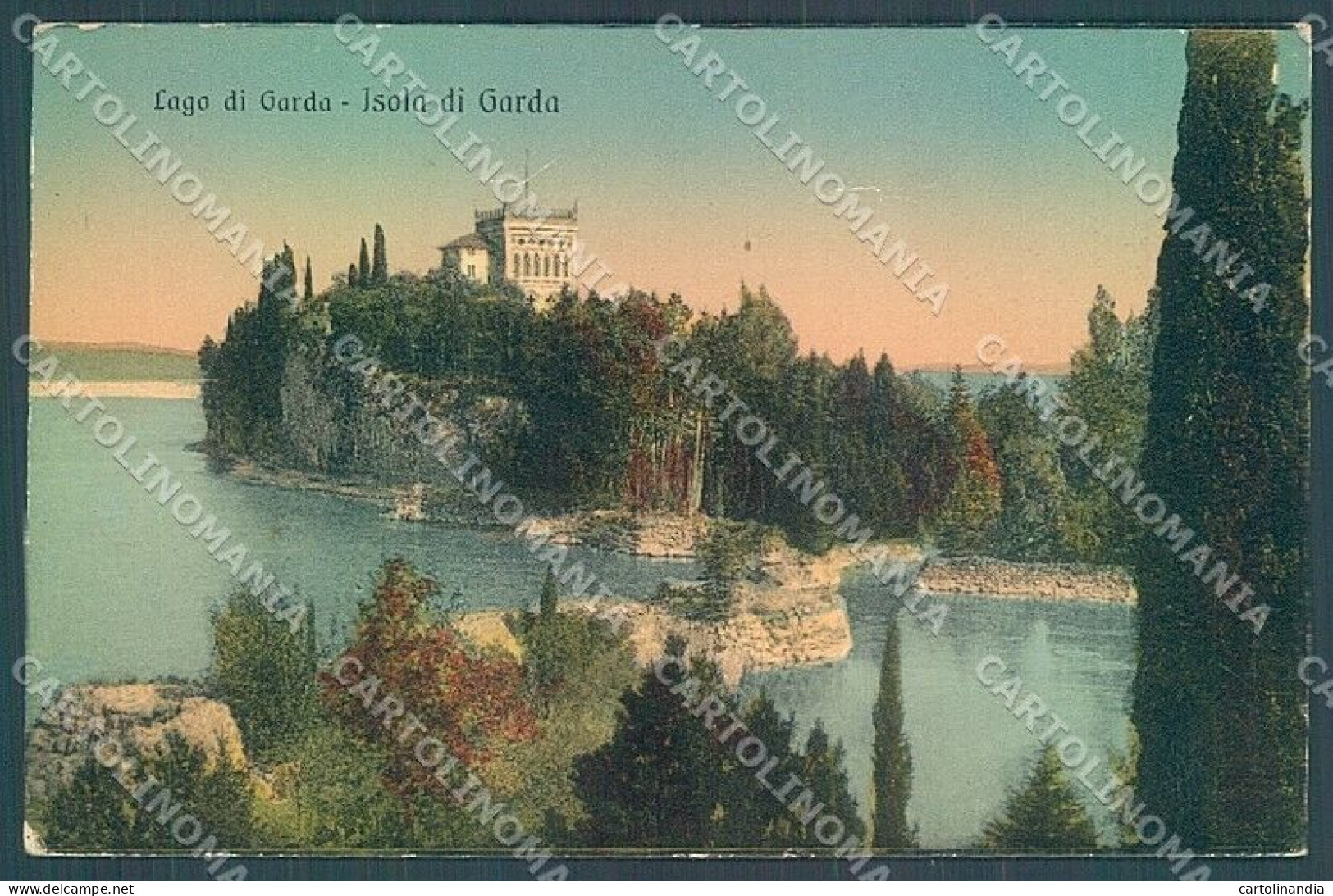 Brescia Isola Garda Lago SCOLLATA Cartolina JK2806 - Brescia