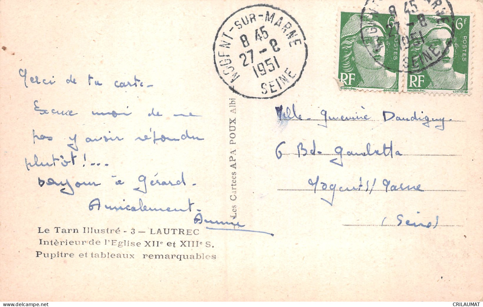 81-LAUTREC-N°T2933-F/0251 - Lautrec