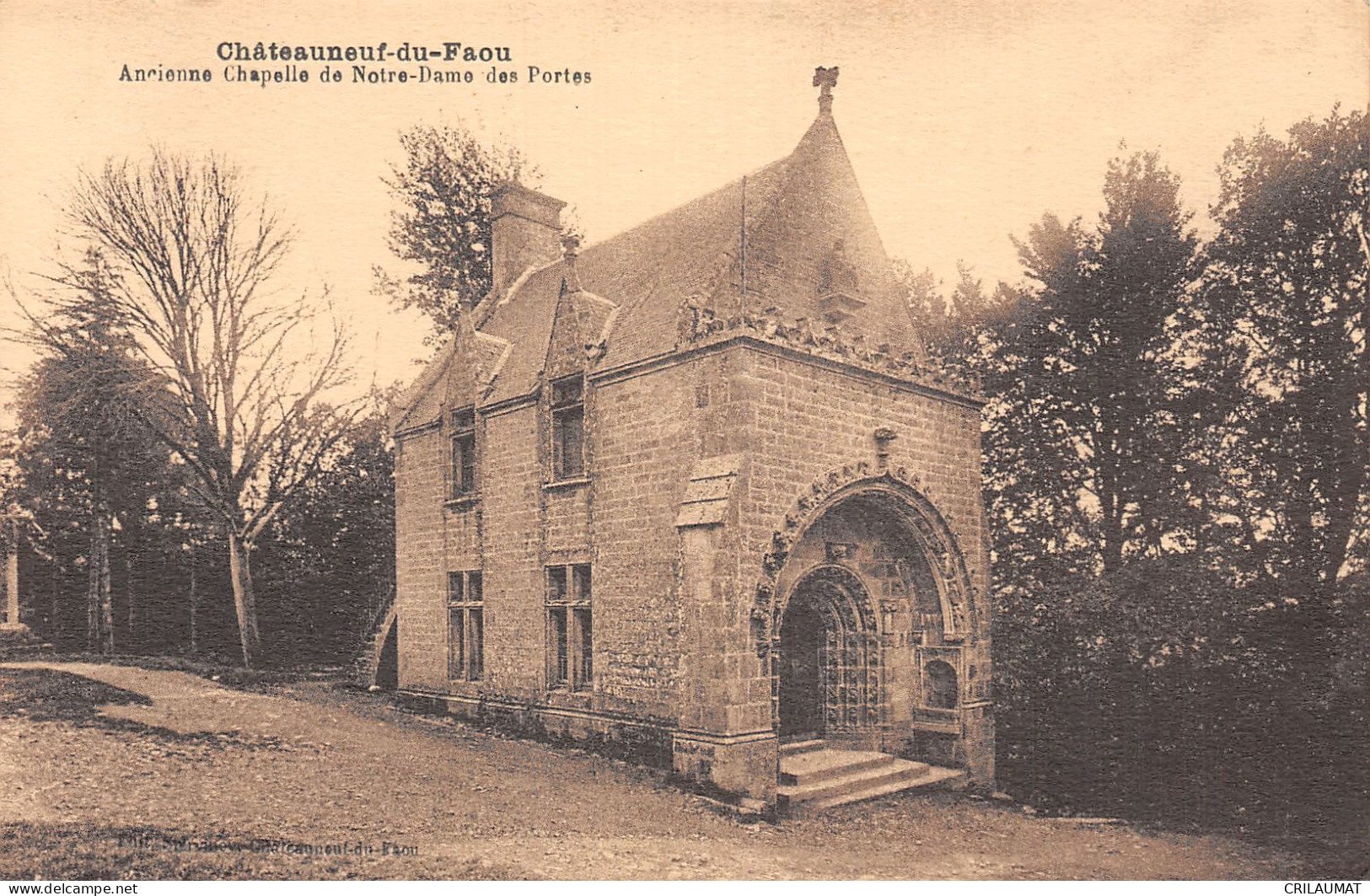 29-CHATEAUNEUF DU FAOU-N°T2933-F/0059 - Châteauneuf-du-Faou