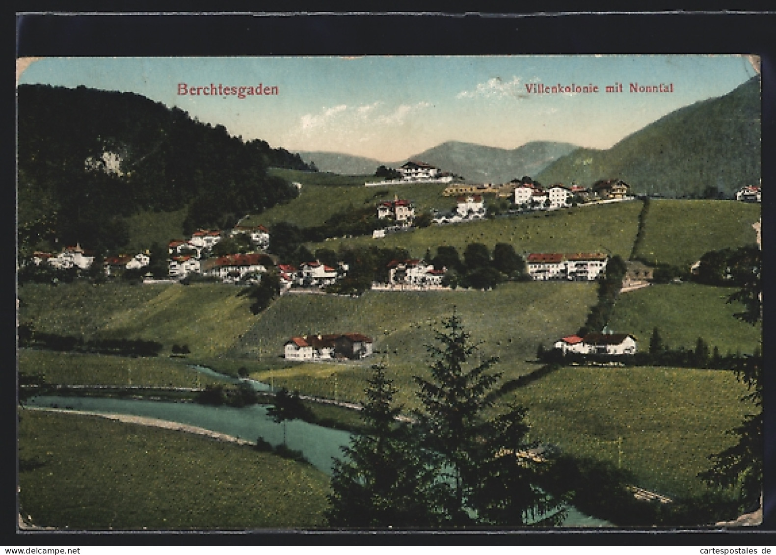 AK Berchtesgaden, Villenkolonie Mit Nonntal  - Berchtesgaden