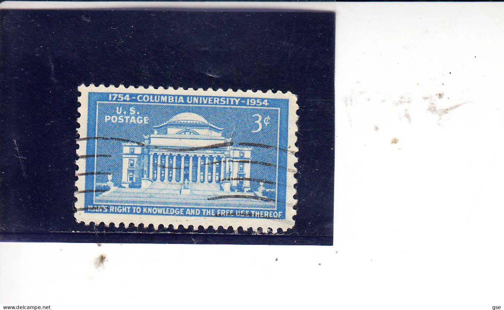 STATI UNITI 1954 - Yvert 580° -  Biblioteca - Used Stamps