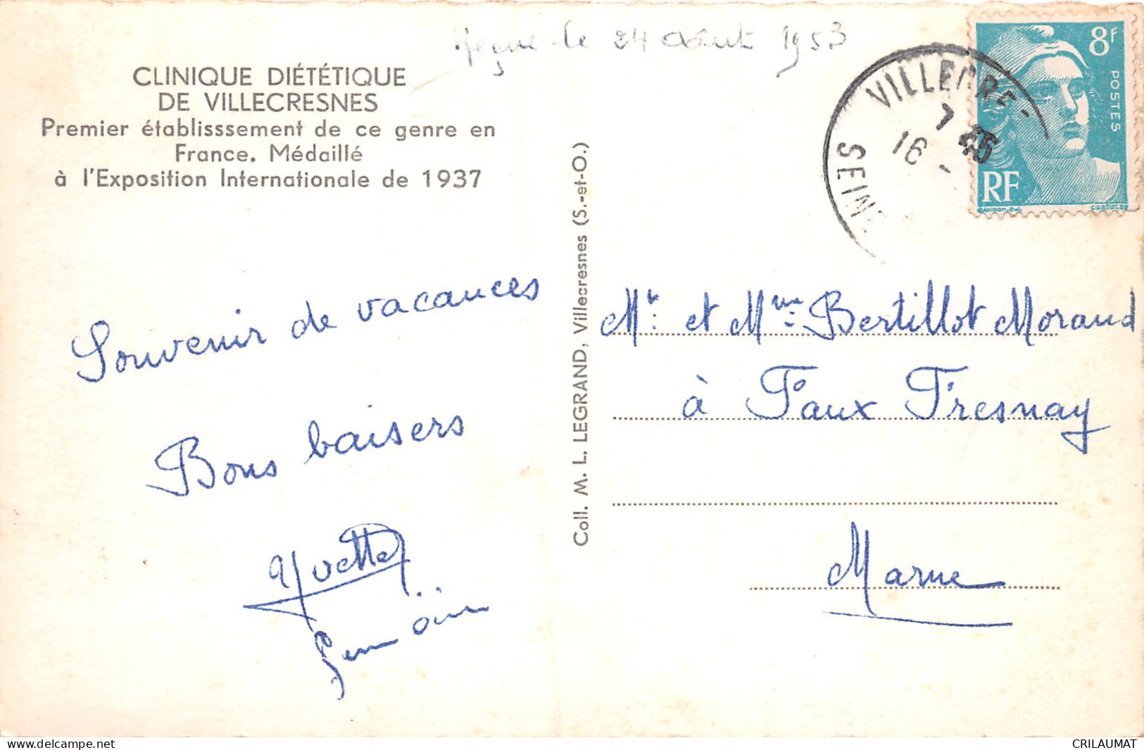 94-VILLECRESNES-N°T2933-H/0303 - Villecresnes