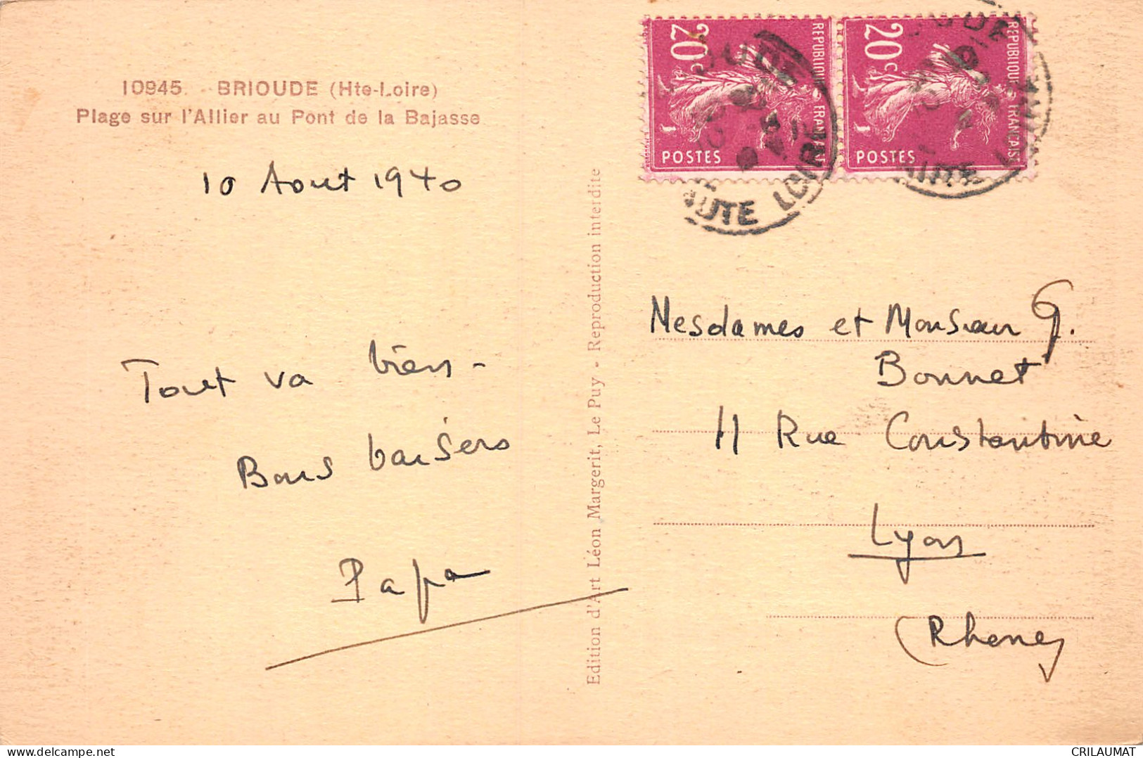 43-BRIOUDE-N°T2934-E/0293 - Brioude